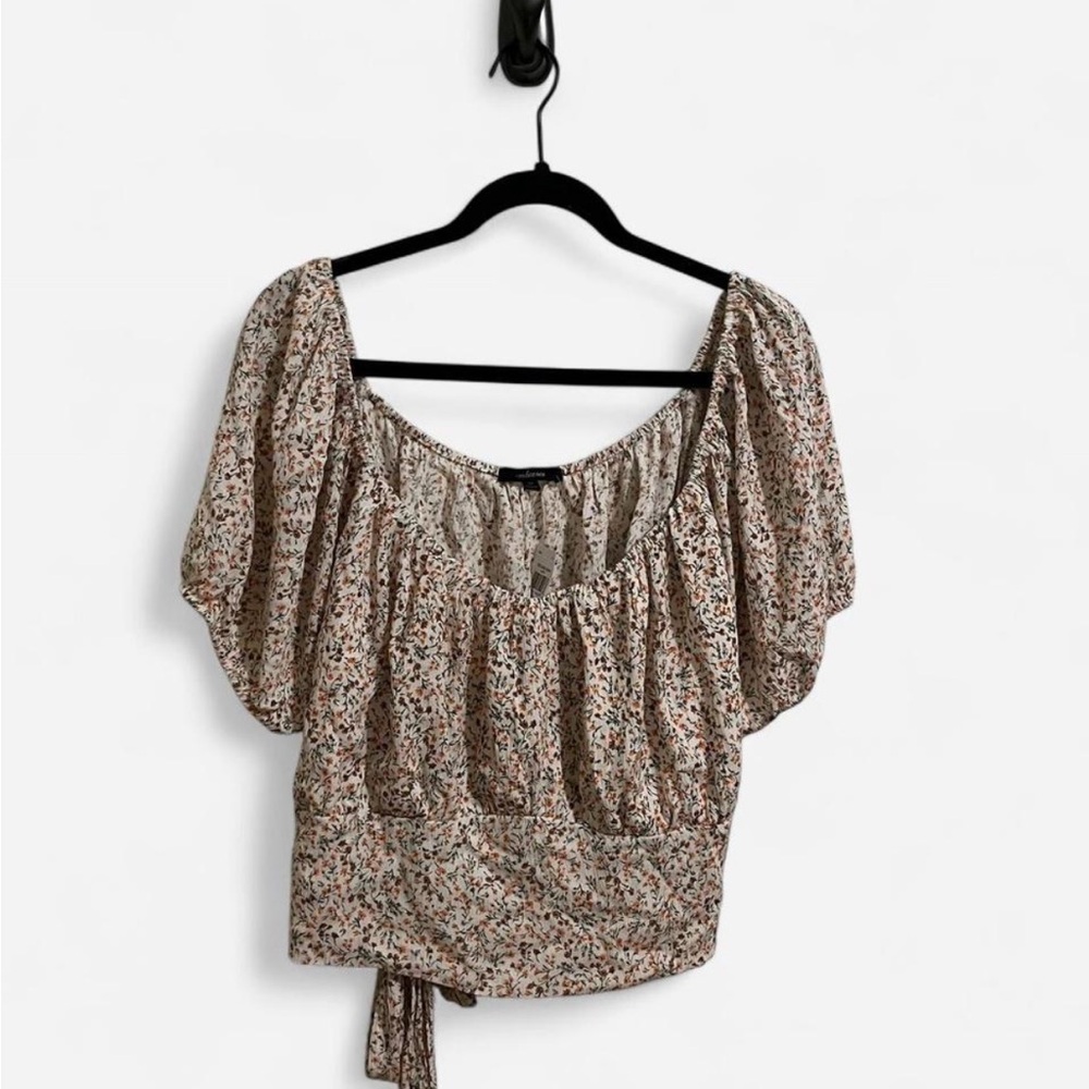 Floral Women's Plus Crop Top